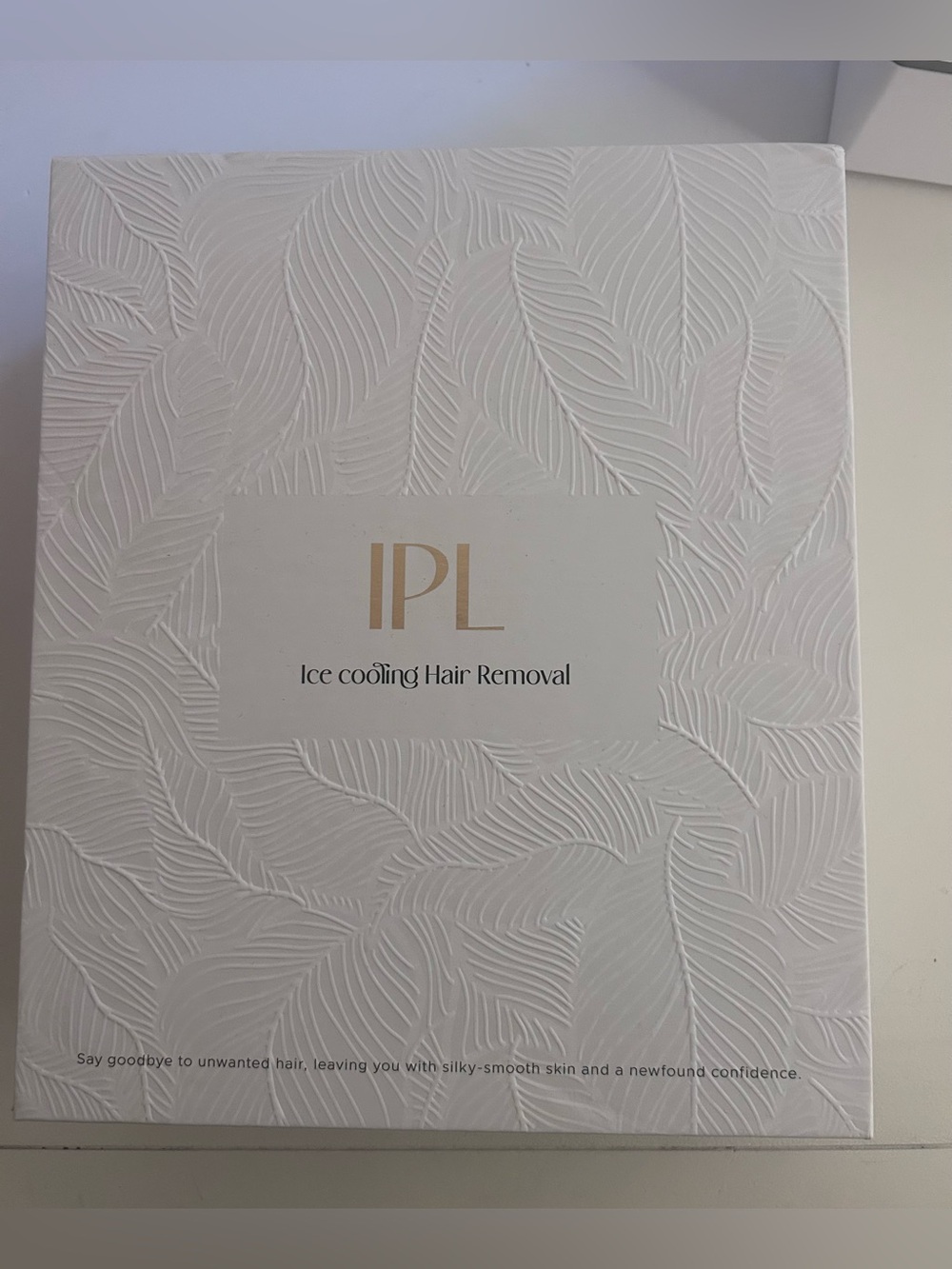 IPL Ice Cooling Hair Removal Device - White